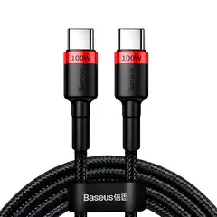 BASEUS - Cable 100 Carga Rápida 100w Tipo C - Tipo C 2 Metros