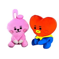 GENERICO - Pack 2 peluches Baby BTS BT21 Cooky Tata