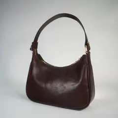 LIZARASO - CARTERA MEDIA LUNA DE CUERO PARA MUJER CUEROS