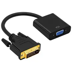 GENERICO - Cable Adaptador DVI 24 + 1 a VGA Hembra Conector