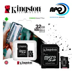 KINGSTON - MEMORIA MicroSD 32GB con Adaptador
