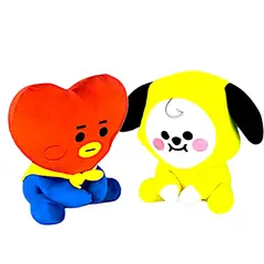 GENERICO - Pack 2 peluches Baby BTS BT21 Chimmy Tata