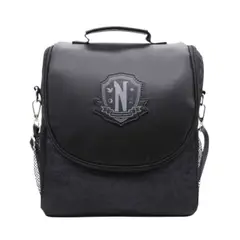 DISNEY - Lonchera Merlina Addams Negro