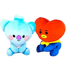GENERICO - Pack 2 peluches Baby BTS BT21 Koya Tata