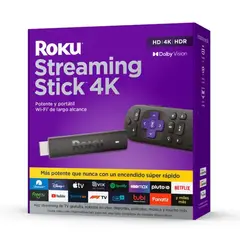 ROKU - Convertidor a Smart TV Streaming Stick 4K 3820MX 1GB