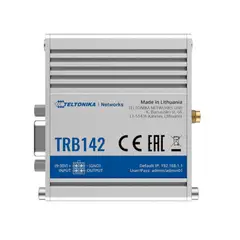 TELTONIKA - GATEWAY INDUSTRIAL 4G LTE TCP RS232 NEGRO PN TRB142