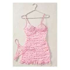 GENERICO - LENCERIA BABYDOLL DE ENCAJE PIJAMA SEXY