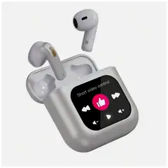 GENERICO - Audífonos ENC Smart Headset con Bluetooth K1 Gris