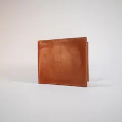 LIZARASO - BILLETERA DE CUERO PARA HOMBRE EN COLOR ENTERO DE CUEROS