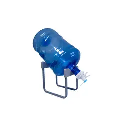 GENERICO - RACK + VALVULA DISPENSADOR DE AGUA PARA BIDONES NEGRO