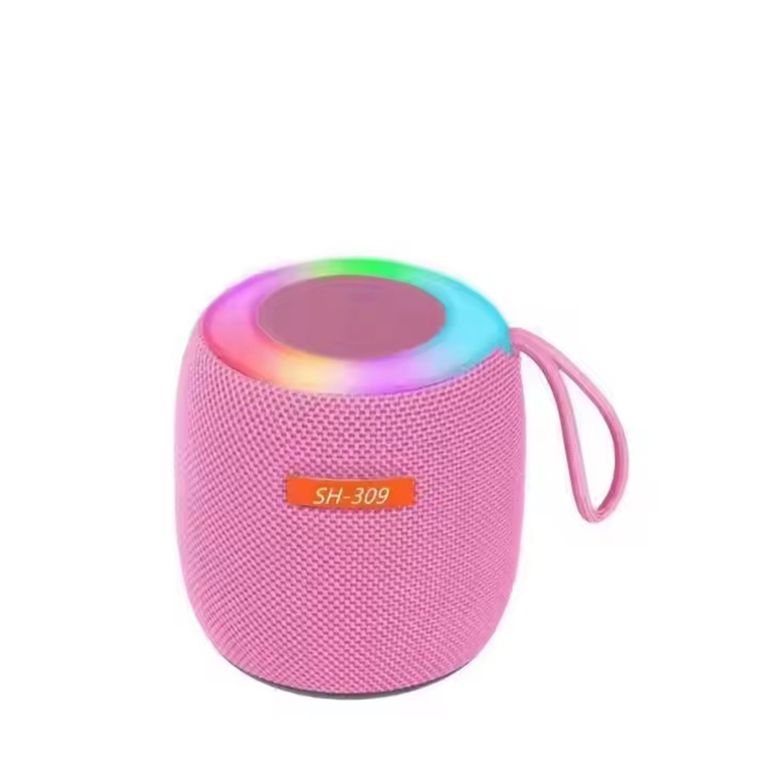 PARLANTE BLUETOOTH GRECTINE LED ROSADO