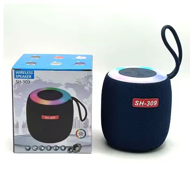 PARLANTE BLUETOOTH GRECTINE LED NEGRO