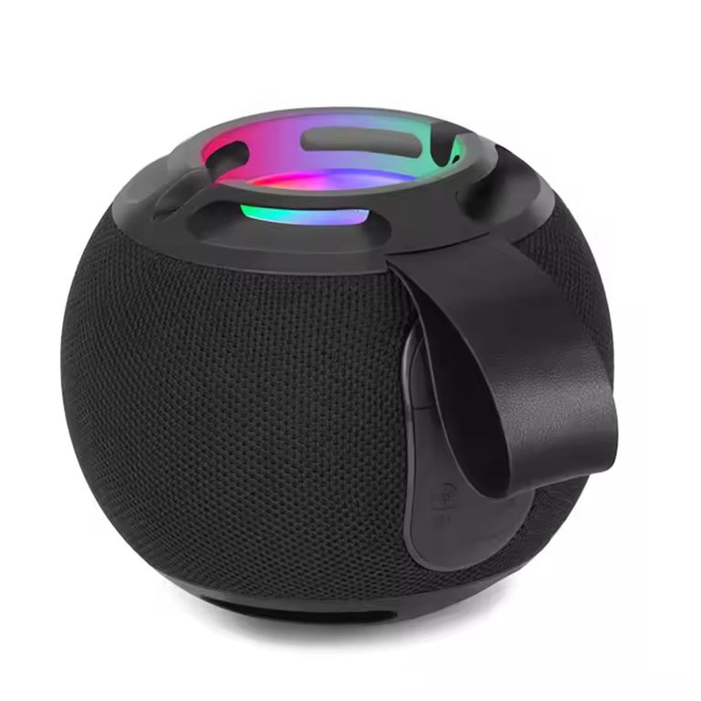 PARLANTE BLUETOOH WATERPROOF LED NEGRO