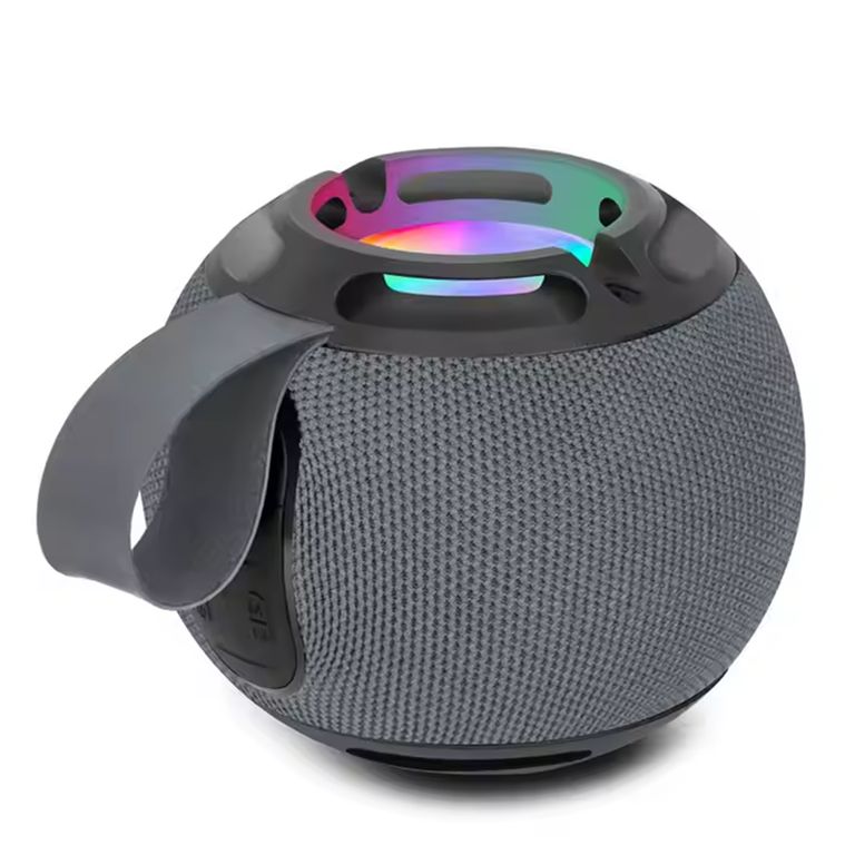 PARLANTE BLUETOOH WATERPROOF LED GRIS