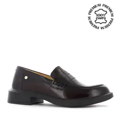 ECCO - Mocasines Mujer Gabrielle05 Tinto Cuero