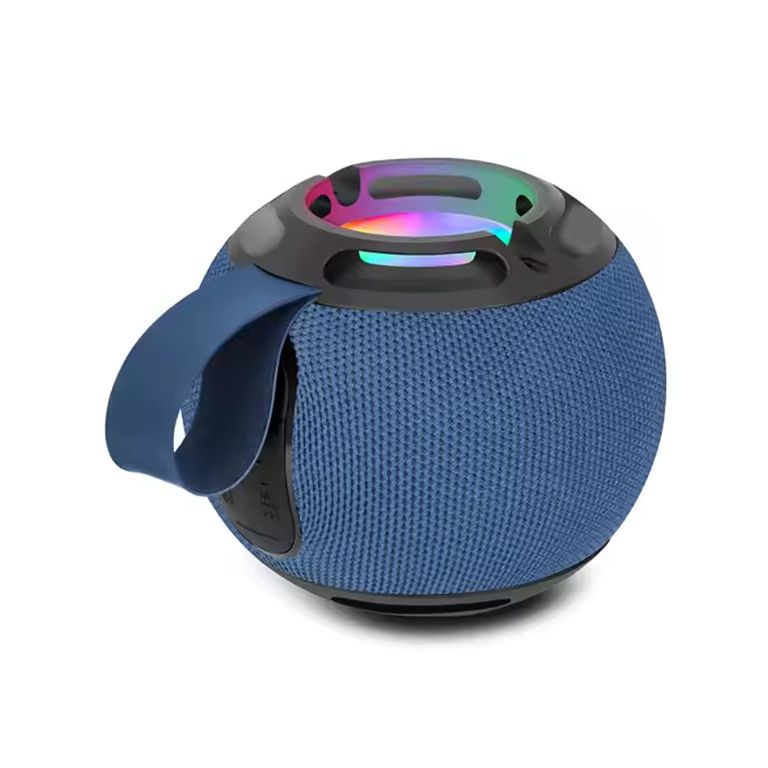 PARLANTE BLUETOOH WATERPROOF LED AZUL MARINO