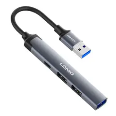 LDNIO - Adaptador Hub DS-44C 4 Puertos Usb