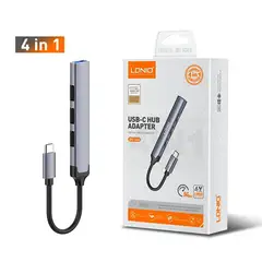 LDNIO - Hub Usb Extensión 4 En 1 DS-34U Tipo C