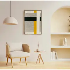 TEJICORP - Cuadro Mina lienzo trenzado con hilos de algodón