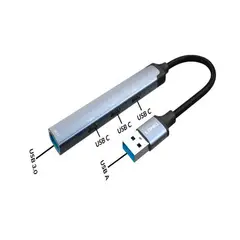 LDNIO - Adaptador Hub DS-74U Usb A Multifunción 4en1 5gbps