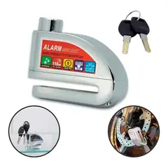 KMASTER - Candado de Disco pesado para moto Alarma Motocicleta Bicicleta