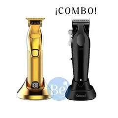 KEMEI - Combo Cortadora KM-2296 y Trimmer KM-I32S