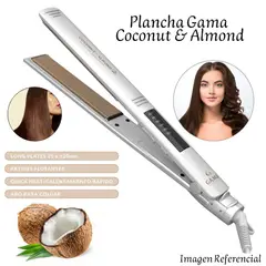 GAMA - Plancha Alisadora Coconut & Almond Led 230°C-450°F