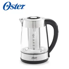 OSTER - Hervidor de vidrio con infusor de té BVSTKT8990