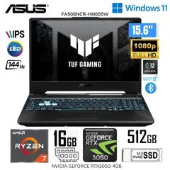 ASUS - Laptop Gamer TUF F15 15.6 AMD Ryzen7-7435HS 16GB RAM 512GB SSD NVIDIA RTX3050 FA506NCR-HN005W