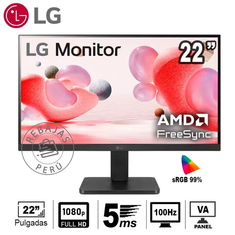 Monitor 22MR410-B 2145 Full HD 100Hz AMD FreeSync HDMI