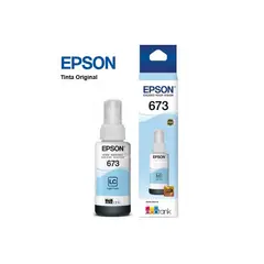 EPSON - Botella de tinta Cyan Light T673