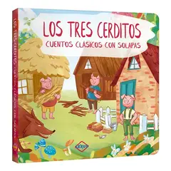LEXUS - Libro Infantil Los Tres Cerditos con Solapas