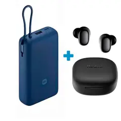 XIAOMI - Audífonos Redmi Buds 6 Play + Power Bank 20000 mAh 33W