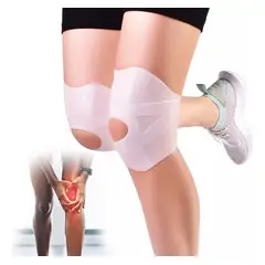 GENERICO - Rodillera De Compresión De Silicona Alivio del Dolor