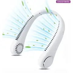 OEM - VENTILADOR PORTÁTIL RELAX PARA CUELLO RECARGABLE DE LARGA DURACION