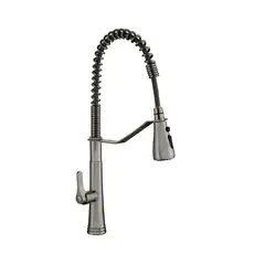 XM - GRIFERÍA DE COCINA RESORTE MUEBLE SATINADO LC1079-1