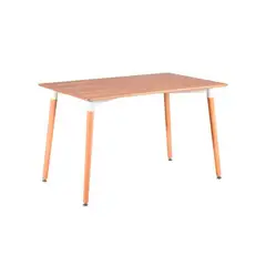 OFIDEAS - Mesa de Comedor Luigi Tablero Enchapado Haya 120x80 cm