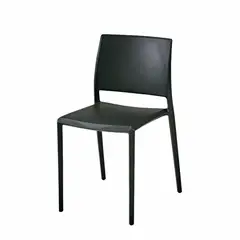 DECORPLAS - Silla Comedor Veracruz Color Negro