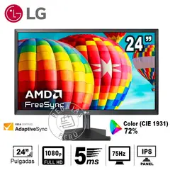 LG - Monitor 24MK430H-B 24 IPS Full HD 75Hz Antiparpadeo HDMI