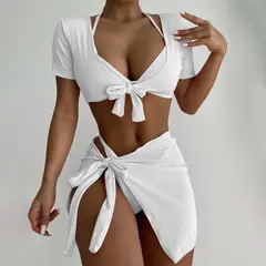 DANZCLUB - ROPA DE BAÑO MUJER BLANCO 04