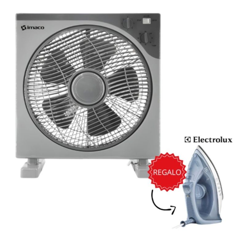 Ventilador Recirculante IVA13 Gris con Timer 13 + Regalo