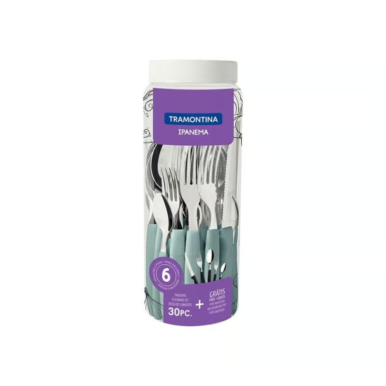 Jgo De Cubiertos X30 Pzas Ipanema Menta 10390011