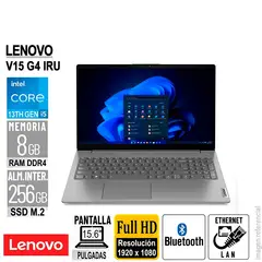 LENOVO - Laptop V15 G4 IRU 156 FHD Intel Core i5-13420H RAM 8GB-DDR4 256GB-SSD