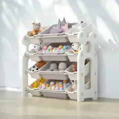 GENERICO - ORGANIZADOR JUGUETERO PARA BEBES Y NIÑOS CON 12 BANDEJAS