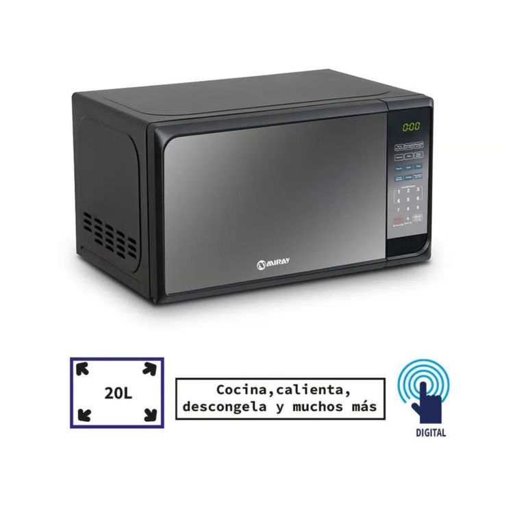 Horno Microondas HMM-20L Negro