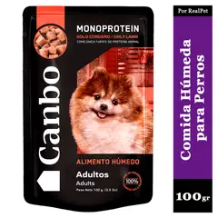 CANBO - Comida Húmeda para Perro Adulto Cordero 100gr