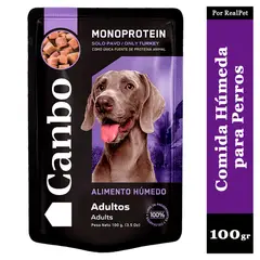 CANBO - Comida Húmeda para Perro Adulto Pavo 100gr