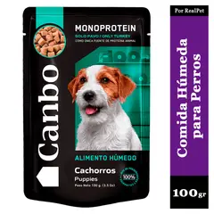 CANBO - Comida Húmeda para Perro Cachorro Pavo 100gr