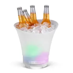 GENERICO - Parlante Hielera Bluetooth Recargable con Luz Rgb