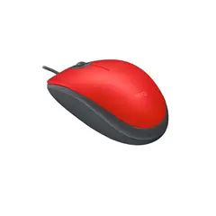 LOGITECH - MOUSE M110 SILENT ROJO USB